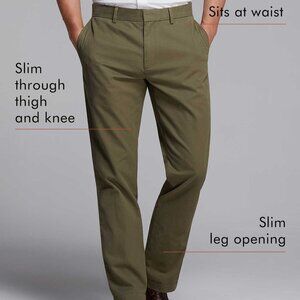 Banana Republic Aiden Slim Chino - Rangoon Green